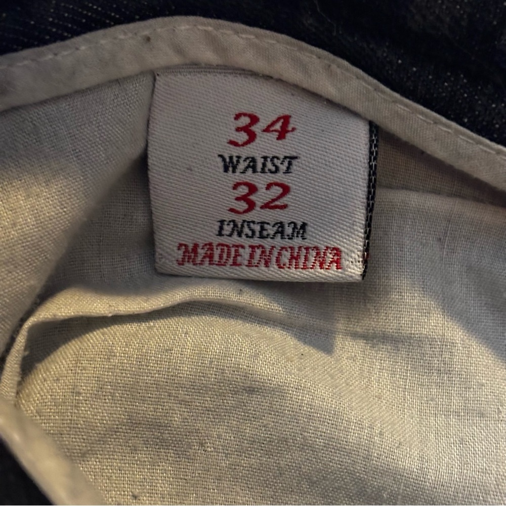 Vintage Y2K Brooklyn Basement Jeans Men 34x32 Black Blue Baggy Cyber Goth Grunge - Picture 4 of 14